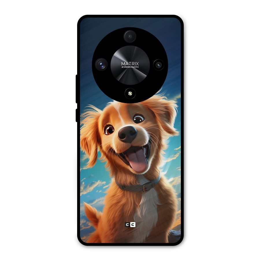 Happy Puppy Metal Back Case for Honor X9b