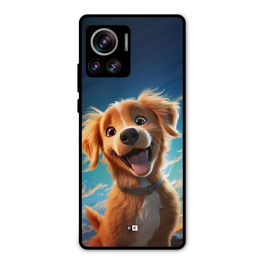 Happy Puppy Metal Back Case for Motorola Edge 30 Ultra