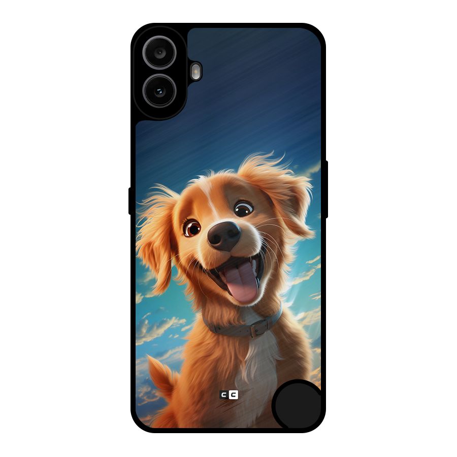 Happy Puppy Metal Back Case for Nothing CMF Phone 1