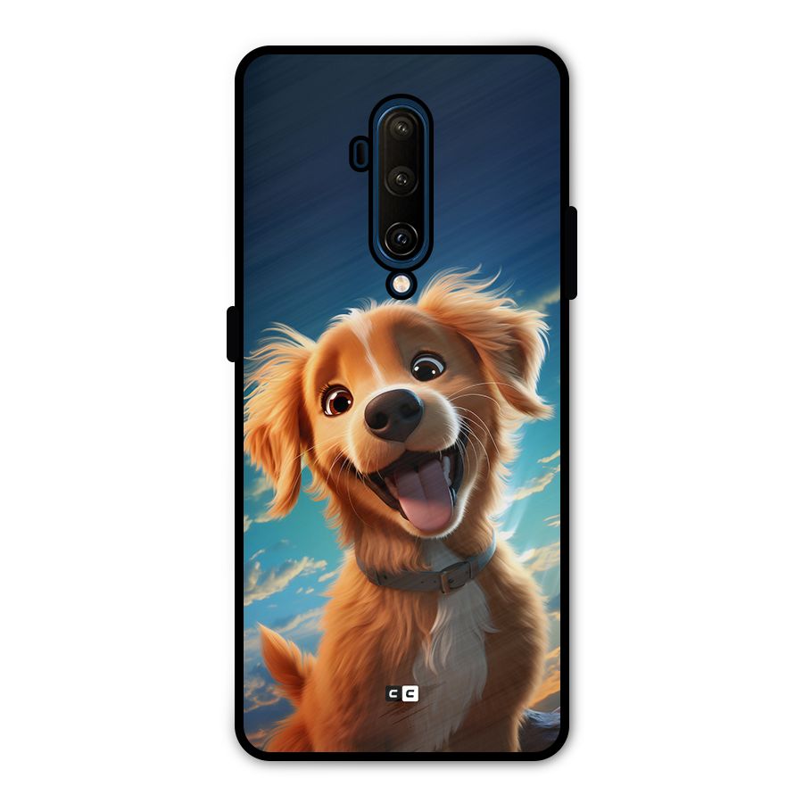 Happy Puppy Metal Back Case for OnePlus 7T Pro