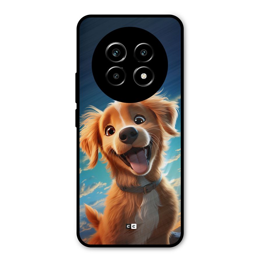 Happy Puppy Metal Back Case for Realme 13 Pro