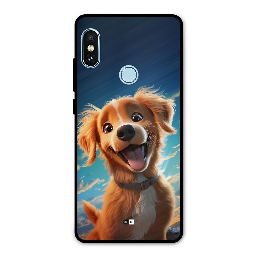Happy Puppy Metal Back Case for Redmi Note 5 Pro