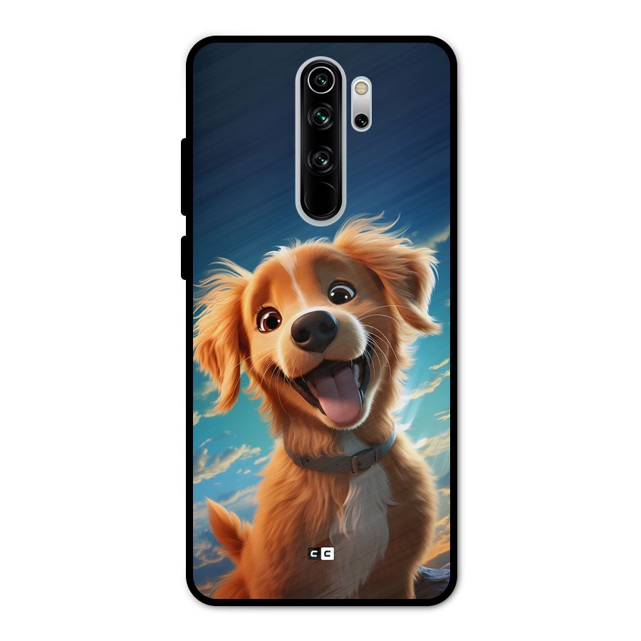 Happy Puppy Metal Back Case for Redmi Note 8 Pro