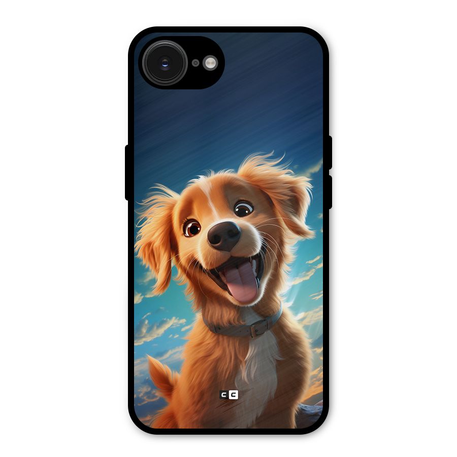 Happy Puppy Metal Back Case for iPhone 16e