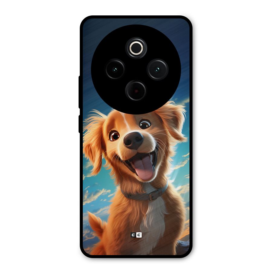 Happy Puppy Metal Back Case for iQOO Z10