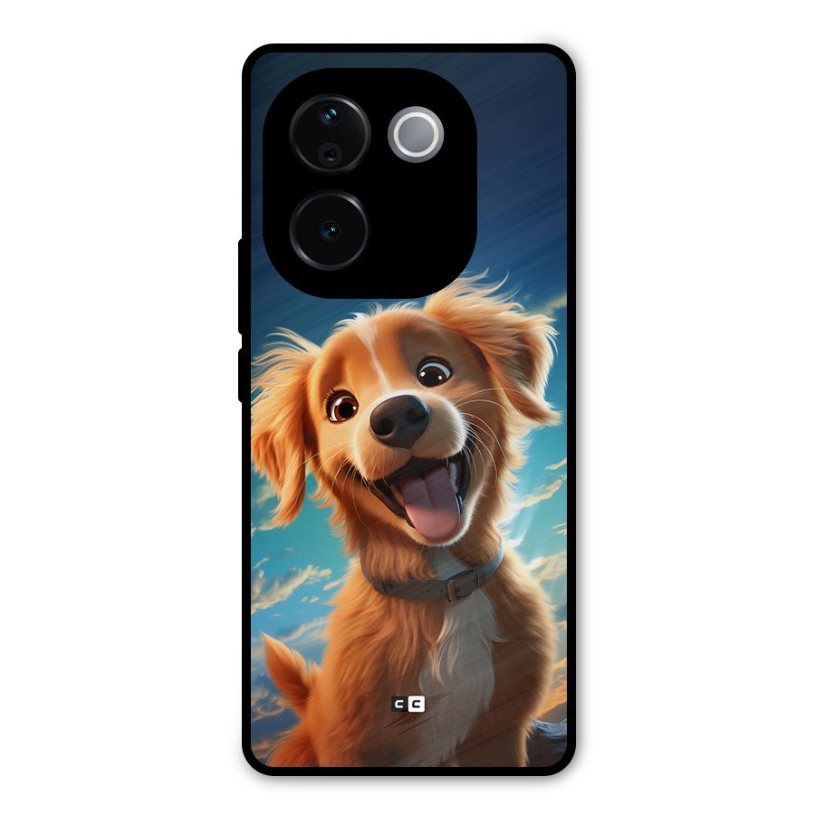 Happy Puppy Metal Back Case for iQOO Z9s Pro