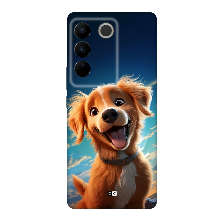 Happy Puppy Original Polycarbonate Back Case for Vivo V27