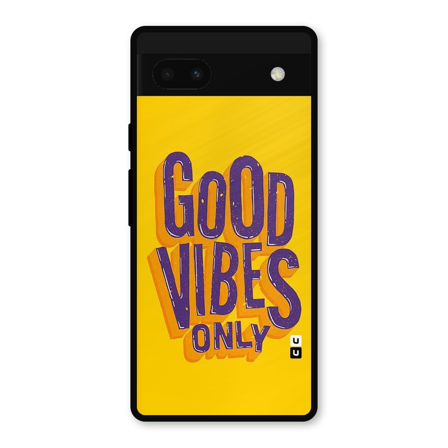 Happy Vibes Only Metal Back Case for Google Pixel 6a