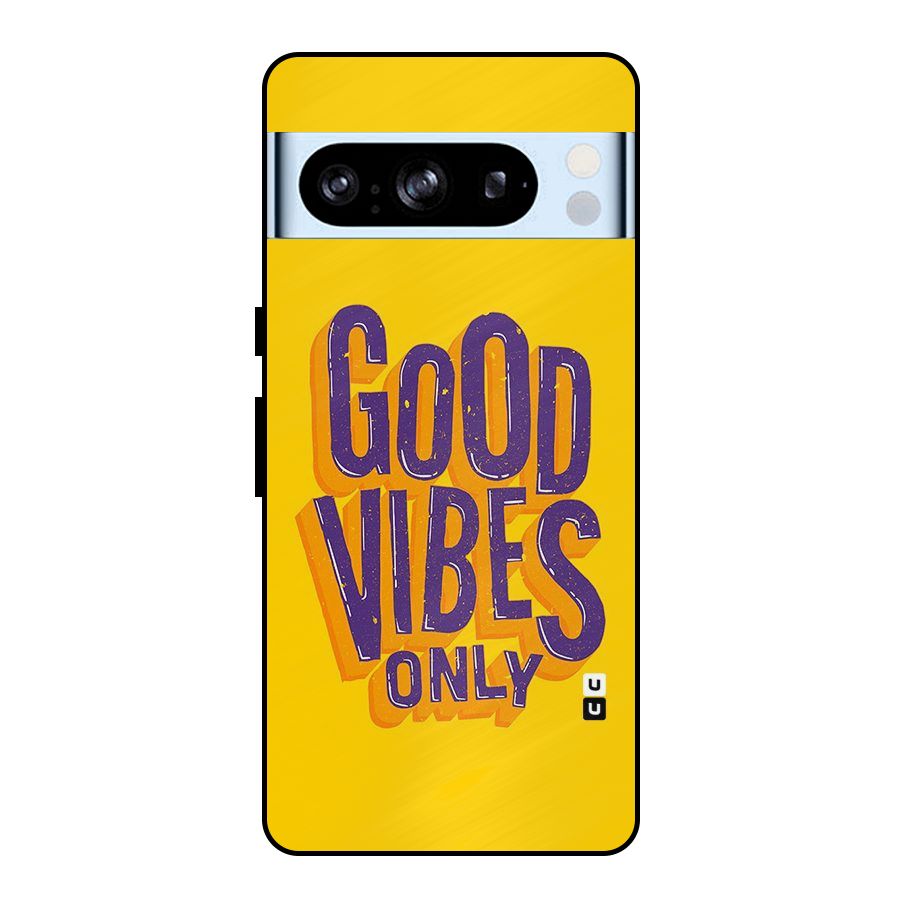 Happy Vibes Only Metal Back Case for Google Pixel 8 Pro