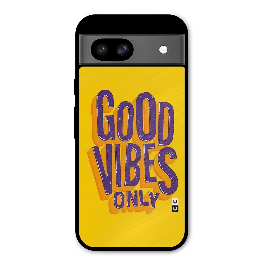 Happy Vibes Only Metal Back Case for Google Pixel 8a