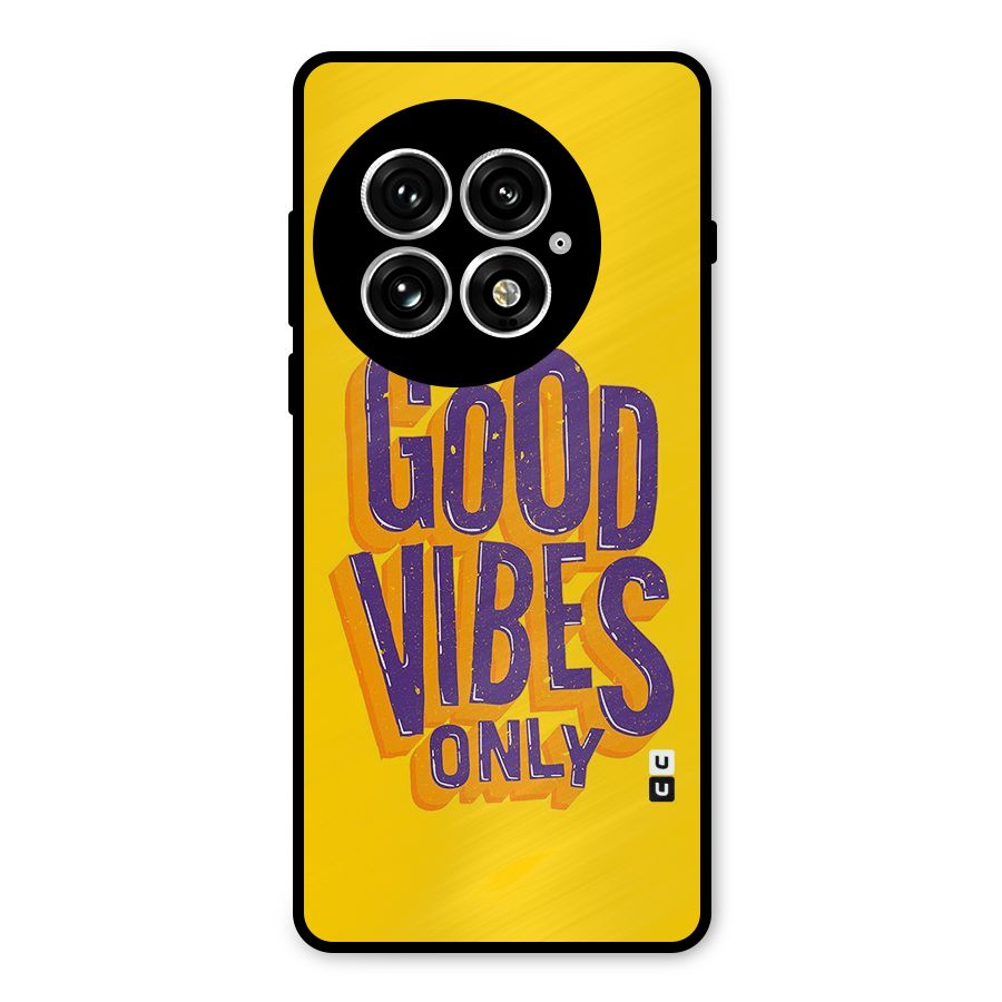 Happy Vibes Only Metal Back Case for OnePlus 13