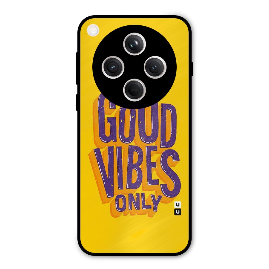 Happy Vibes Only Metal Back Case for Oppo Find X8