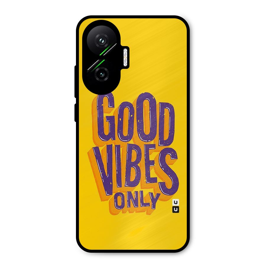 Happy Vibes Only Metal Back Case for Poco F7