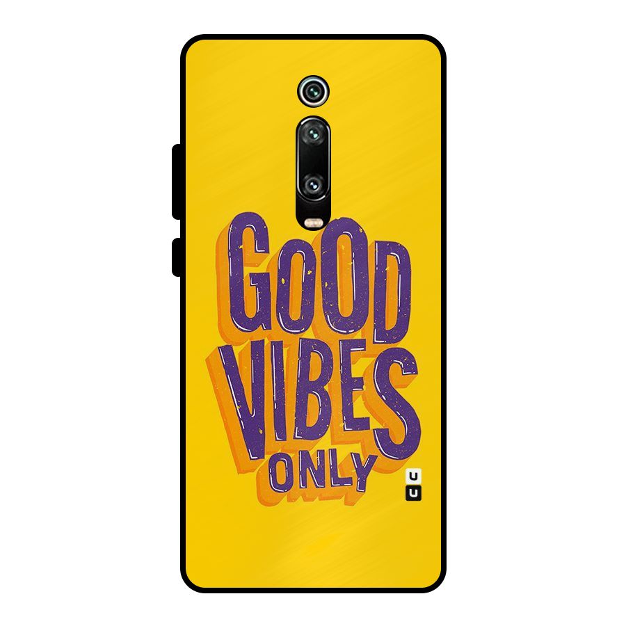 Happy Vibes Only Metal Back Case for Redmi K20
