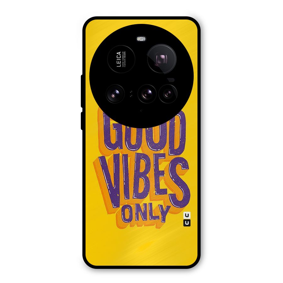Happy Vibes Only Metal Back Case for Xiaomi 15 Ultra