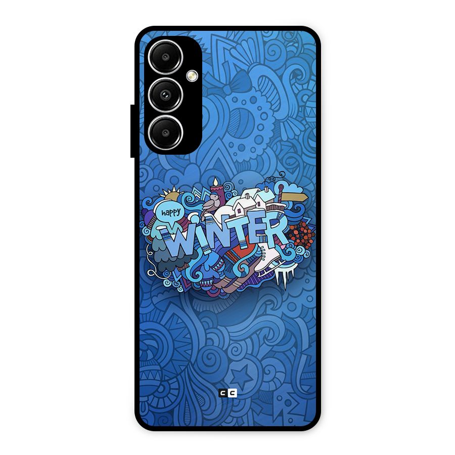 Happy Winter Metal Back Case for Galaxy A05s