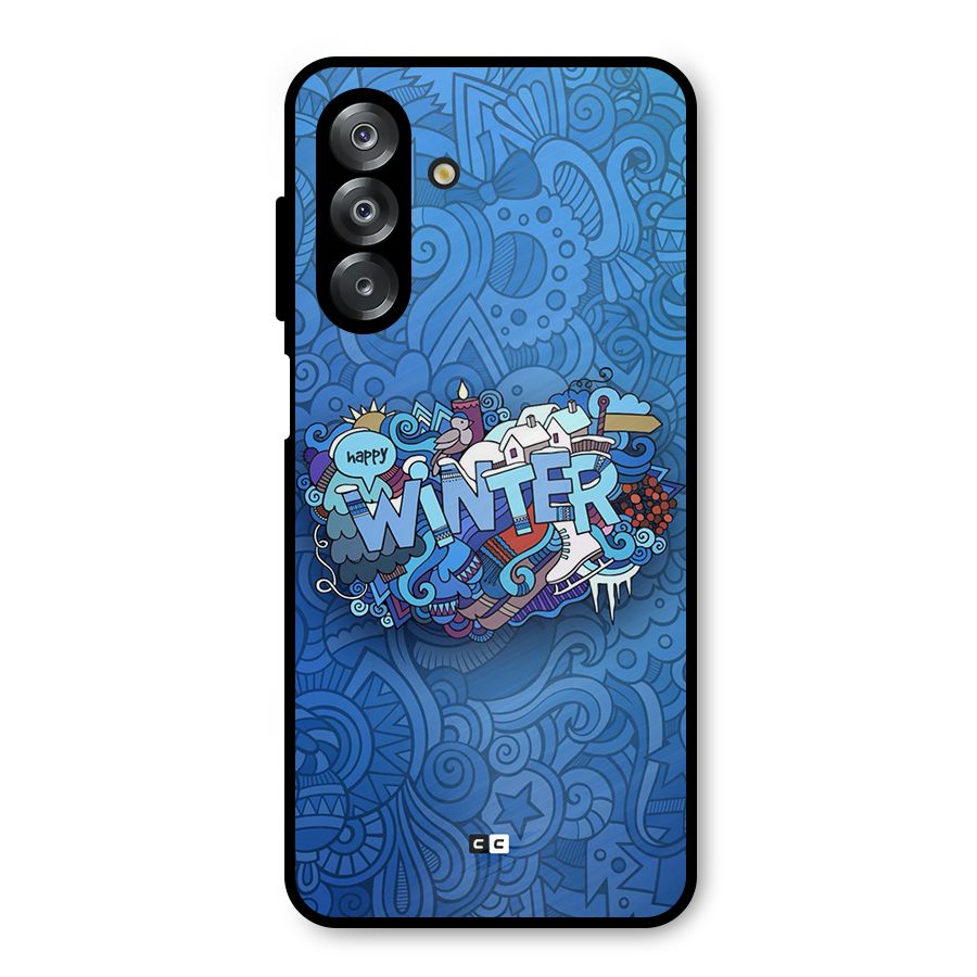 Happy Winter Metal Back Case for Galaxy A26