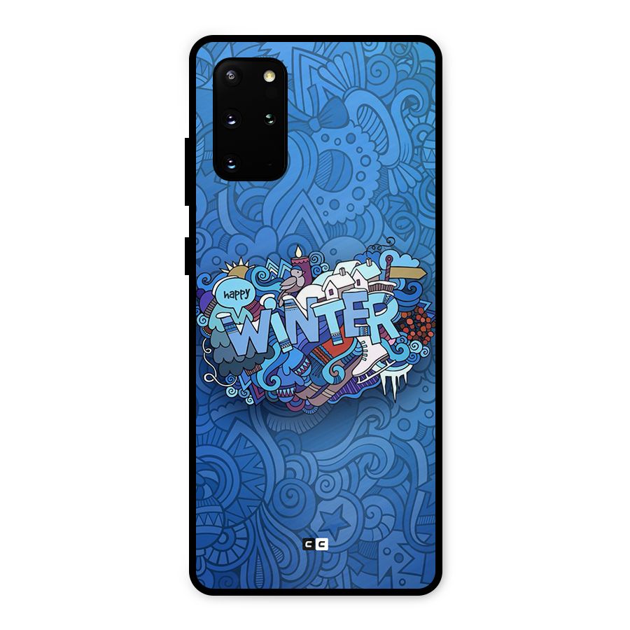 Happy Winter Metal Back Case for Galaxy S20 Plus