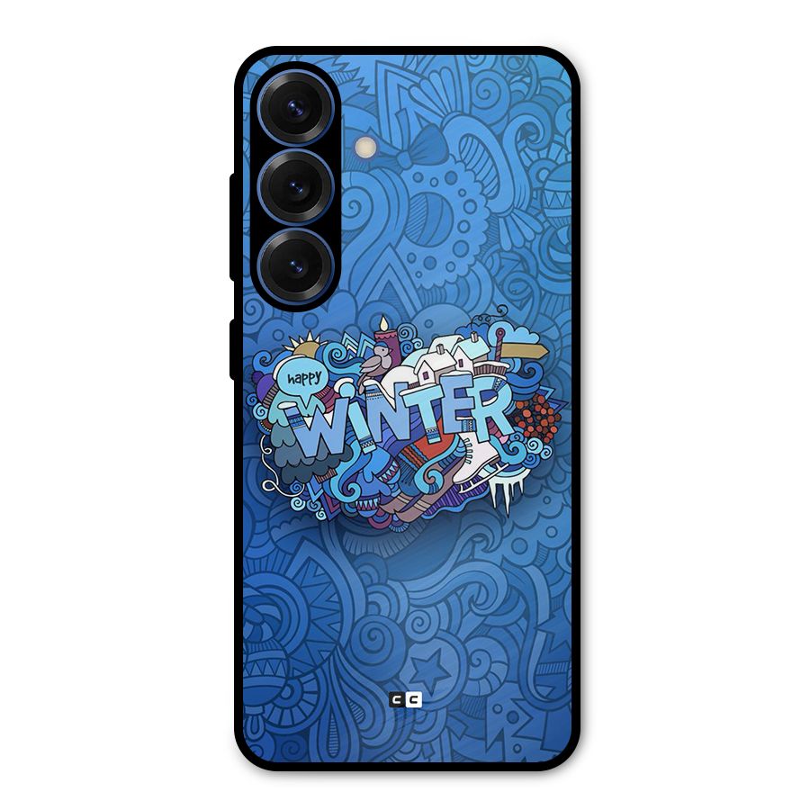 Happy Winter Metal Back Case for Galaxy S25