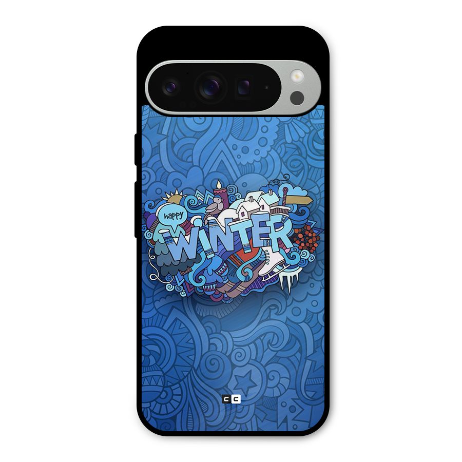 Happy Winter Metal Back Case for Google Pixel 9 Pro XL
