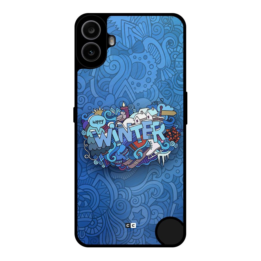 Happy Winter Metal Back Case for Nothing CMF Phone 1