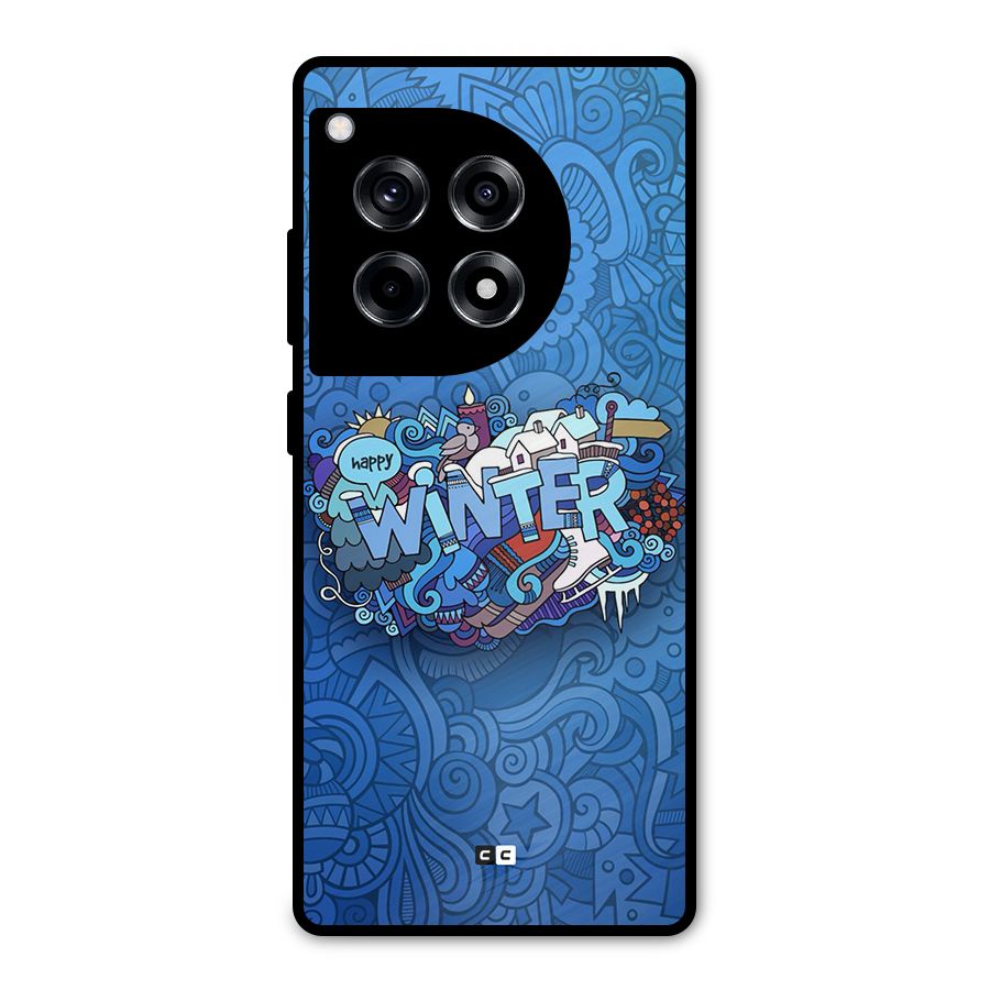 Happy Winter Metal Back Case for OnePlus 12R