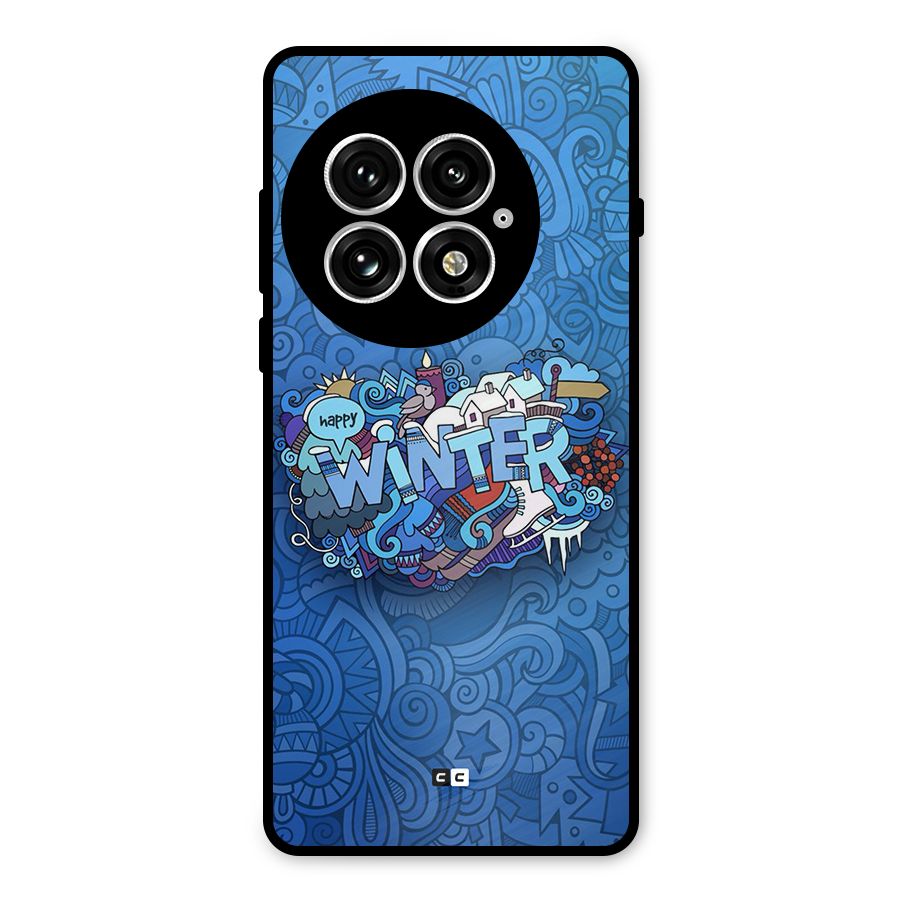 Happy Winter Metal Back Case for OnePlus 13