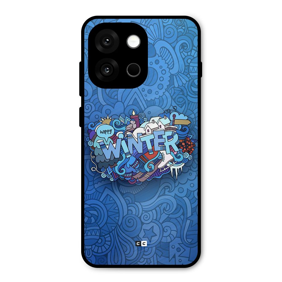 Happy Winter Metal Back Case for OnePlus 13s