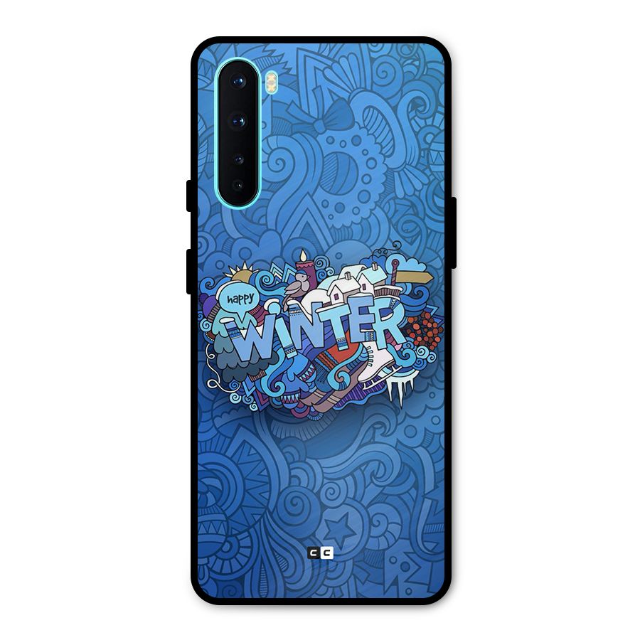 Happy Winter Metal Back Case for OnePlus Nord