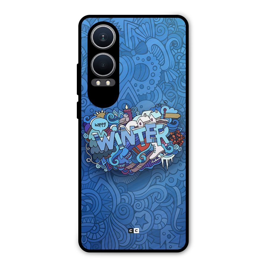 Happy Winter Metal Back Case for OnePlus Nord CE4 Lite