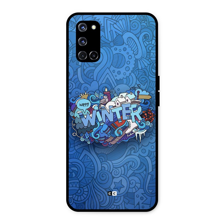 Happy Winter Metal Back Case for Oppo A52