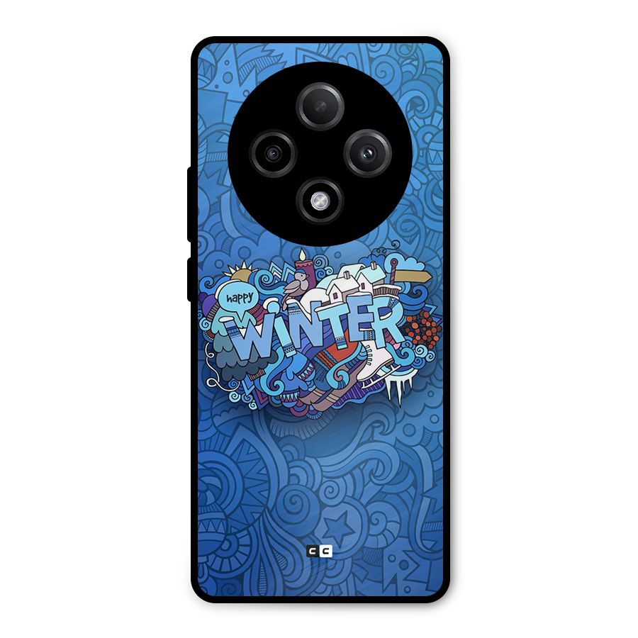 Happy Winter Metal Back Case for Oppo F27 Pro Plus