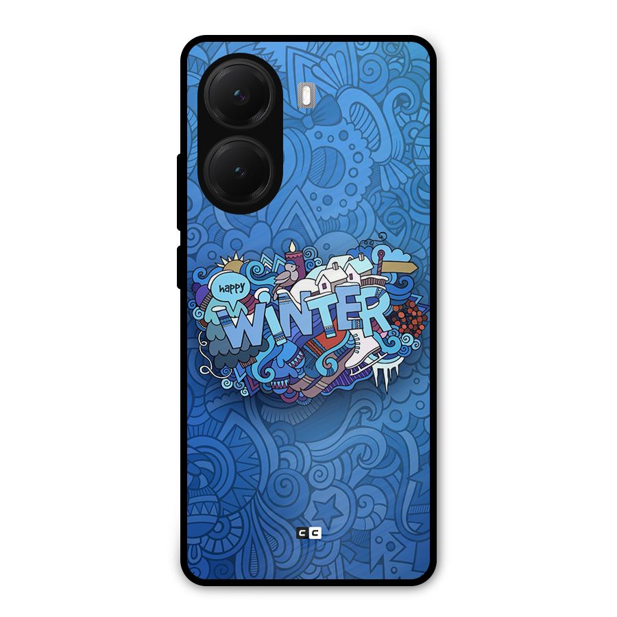 Happy Winter Metal Back Case for Poco X7 Pro