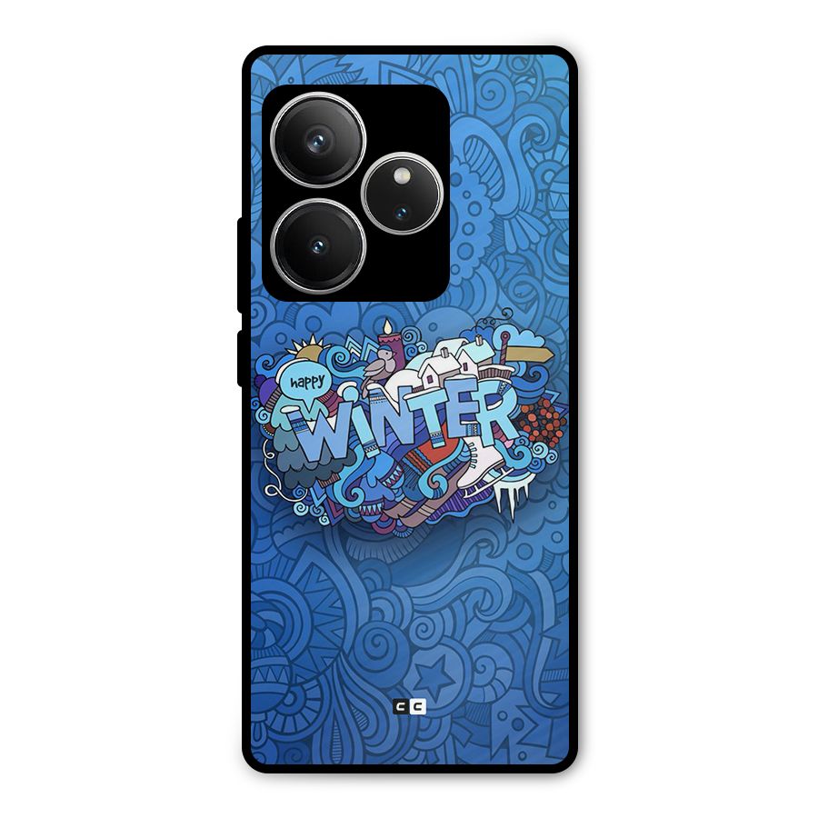 Happy Winter Metal Back Case for Realme GT 6