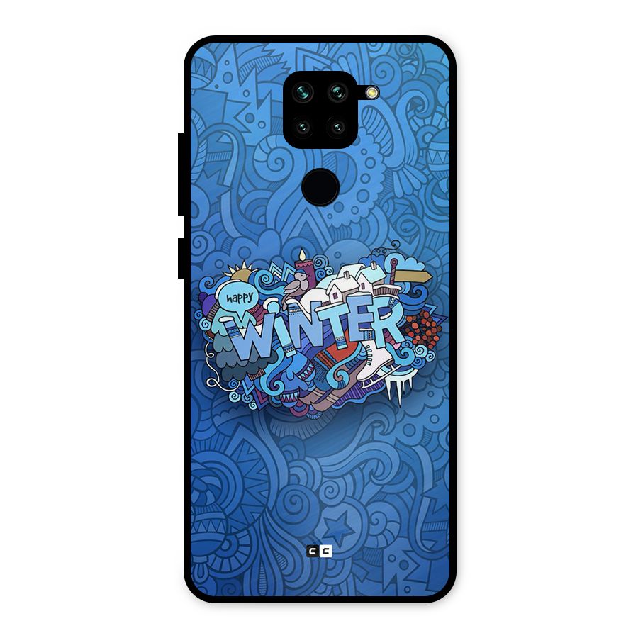 Happy Winter Metal Back Case for Redmi Note 9