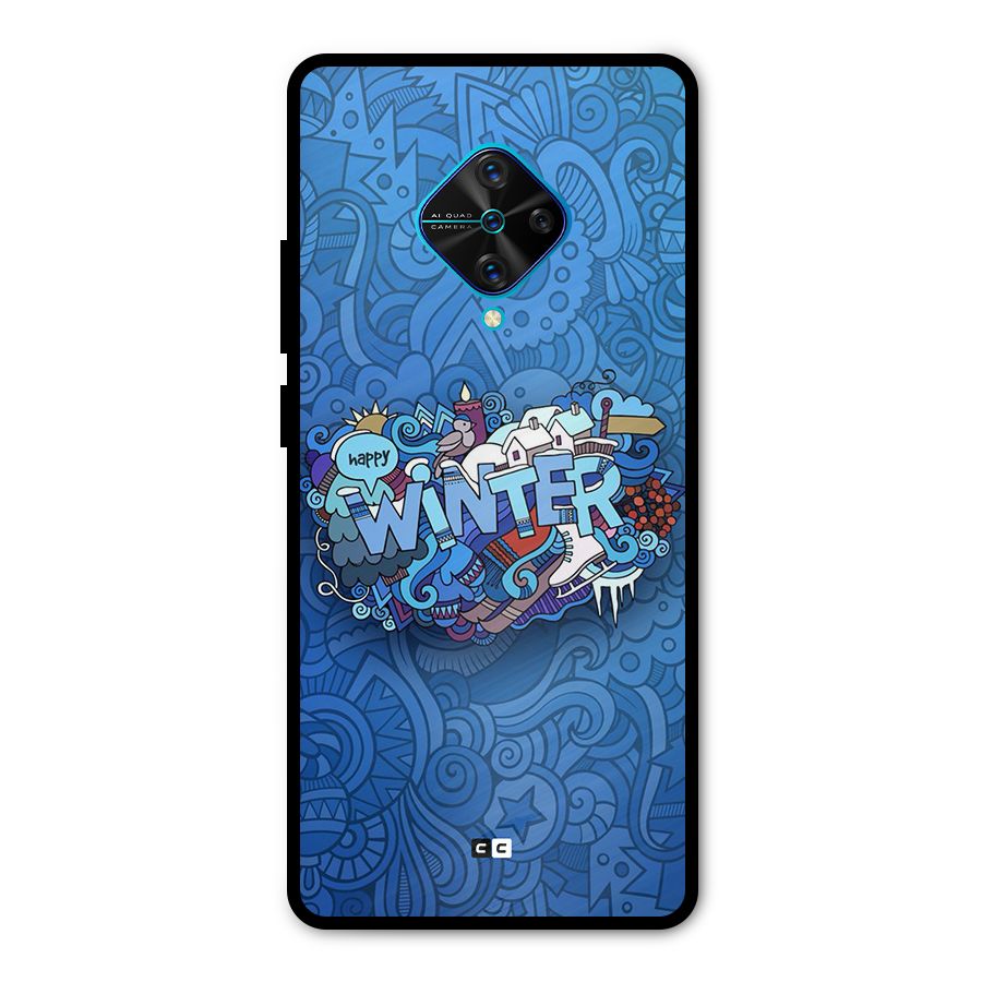 Happy Winter Metal Back Case for Vivo S1 Pro