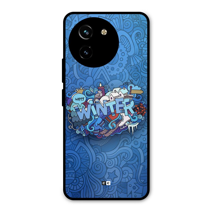 Happy Winter Metal Back Case for Vivo T3x