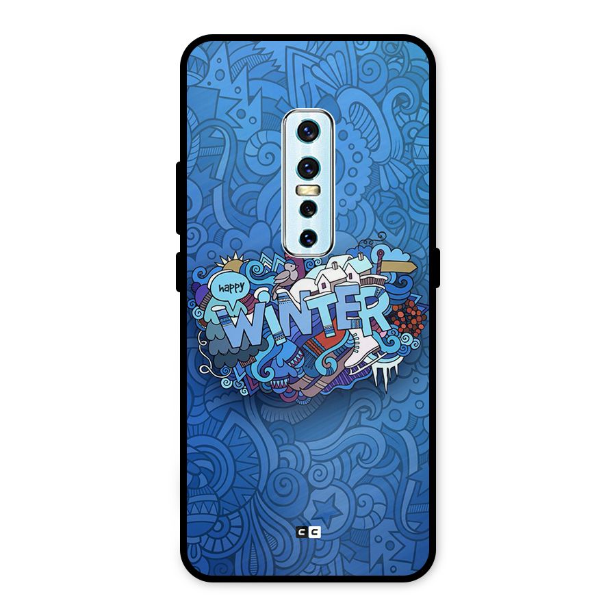 Happy Winter Metal Back Case for Vivo V17 Pro