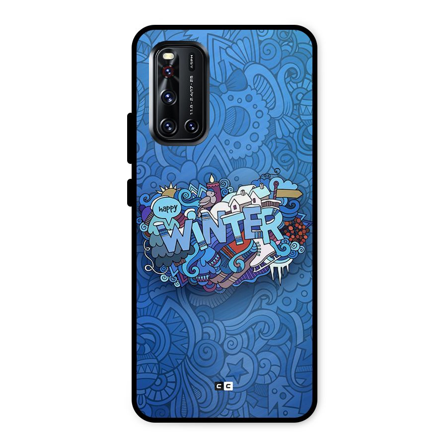 Happy Winter Metal Back Case for Vivo V19
