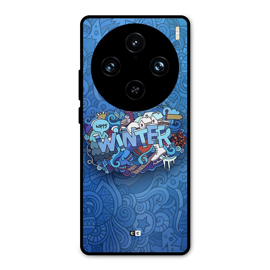 Happy Winter Metal Back Case for Vivo X100 Pro