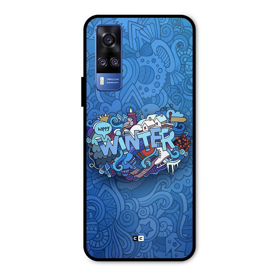 Happy Winter Metal Back Case for Vivo Y51A
