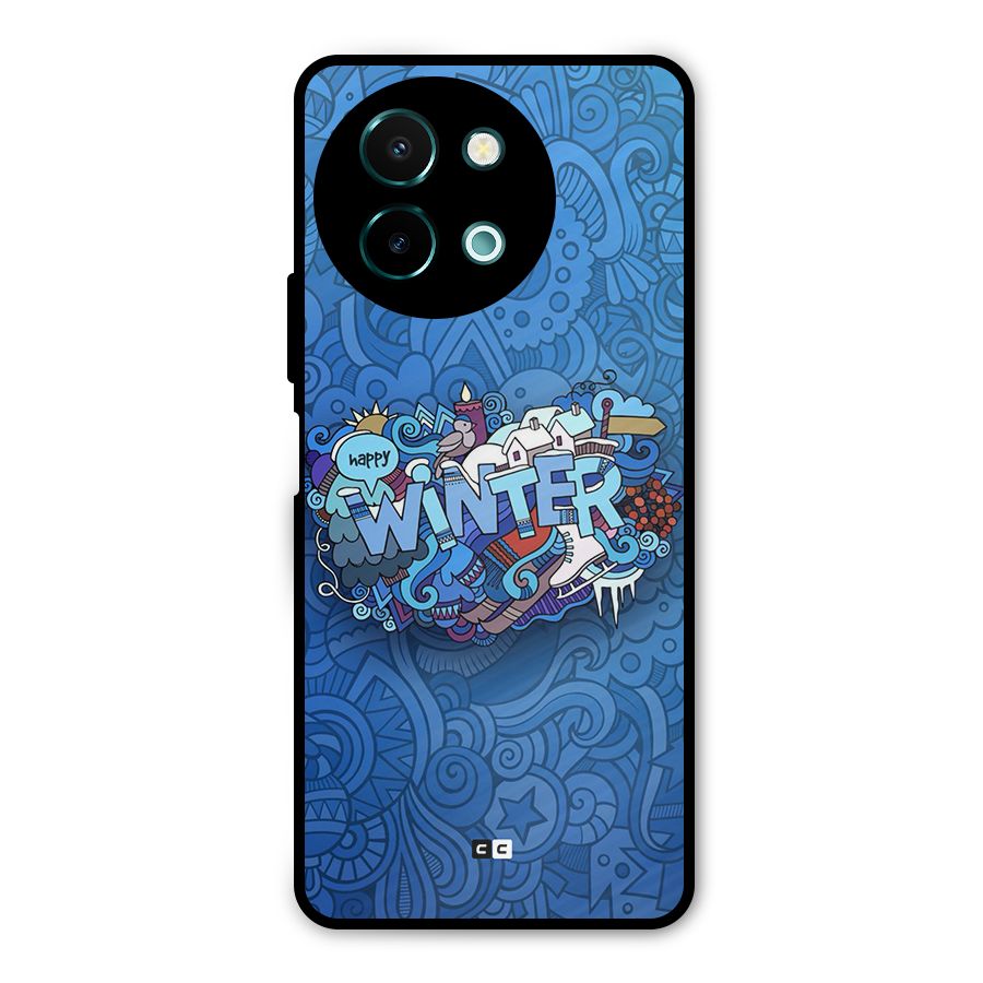 Happy Winter Metal Back Case for Vivo Y58