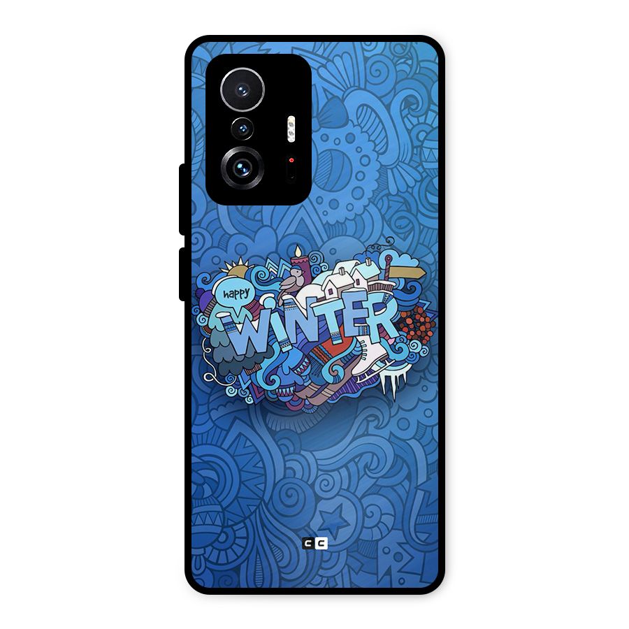 Happy Winter Metal Back Case for Xiaomi 11T Pro
