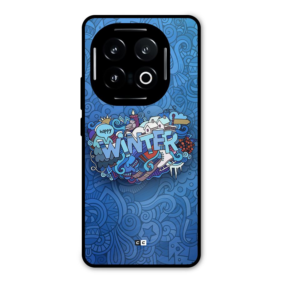 Happy Winter Metal Back Case for iQOO 13
