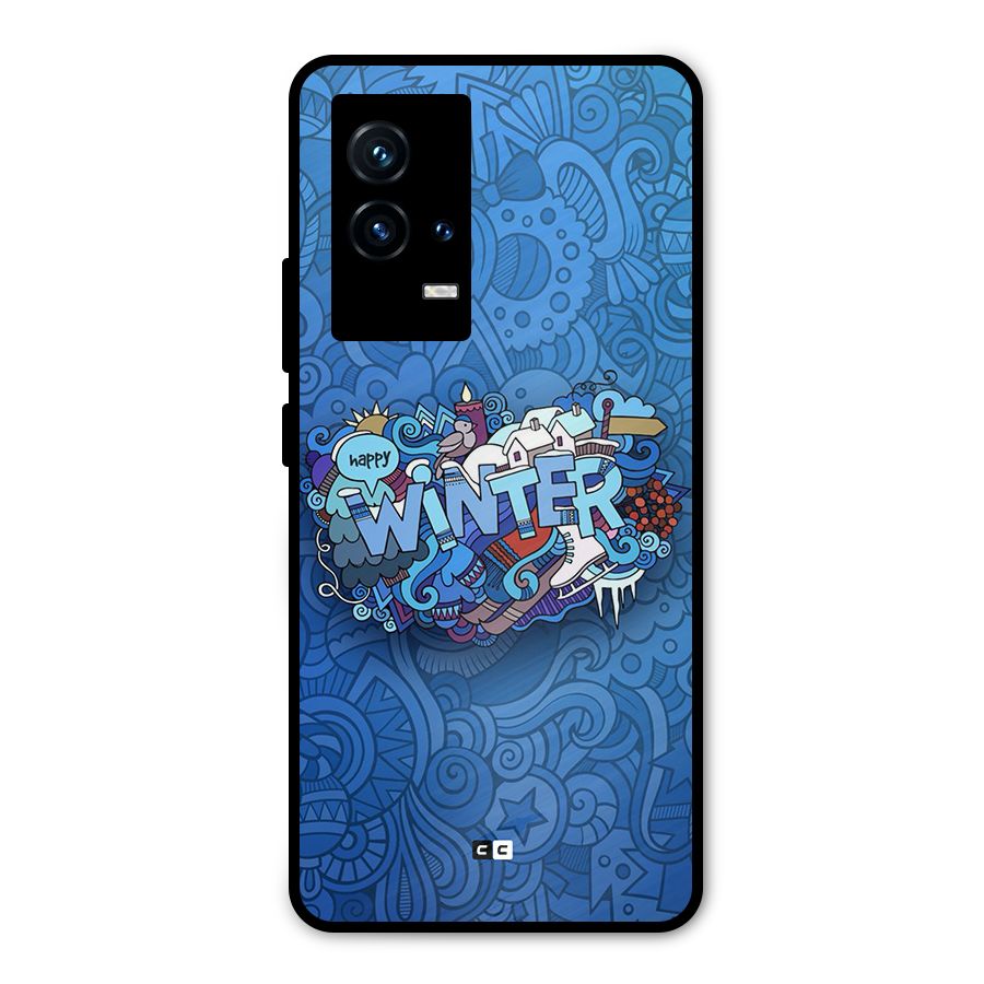 Happy Winter Metal Back Case for iQOO 9 5G
