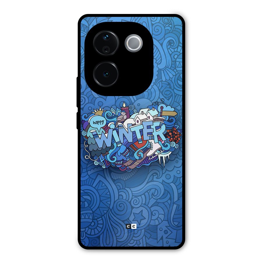 Happy Winter Metal Back Case for iQOO Z9s Pro