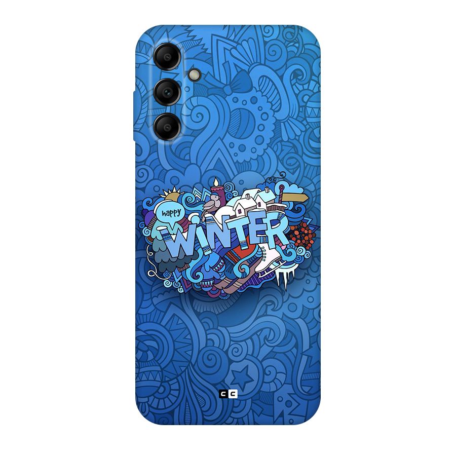 Happy Winter Original Polycarbonate Back Case for Galaxy A14 5G