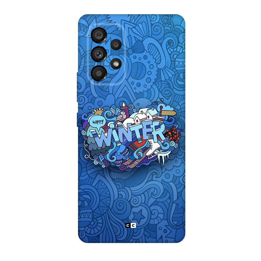 Happy Winter Original Polycarbonate Back Case for Galaxy A53 5G