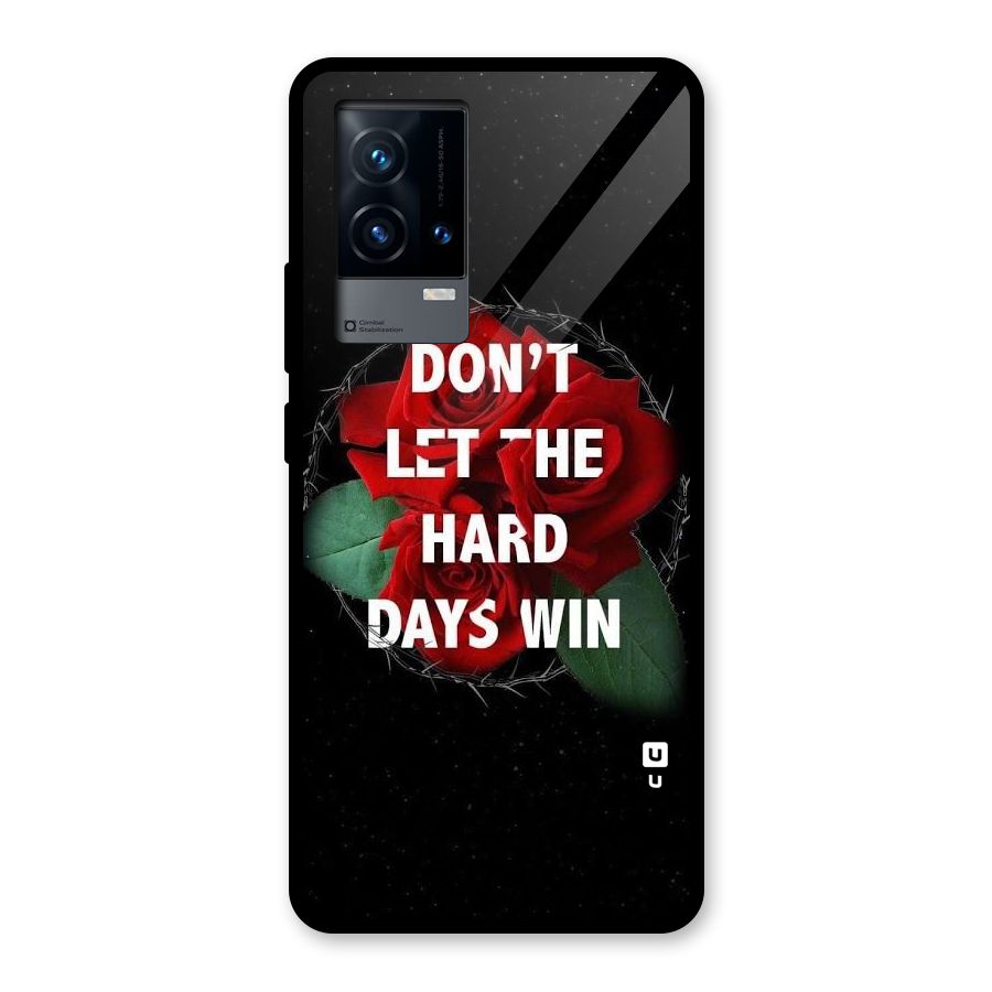 Hard Days No Win Glass Back Case for iQOO 9 5G