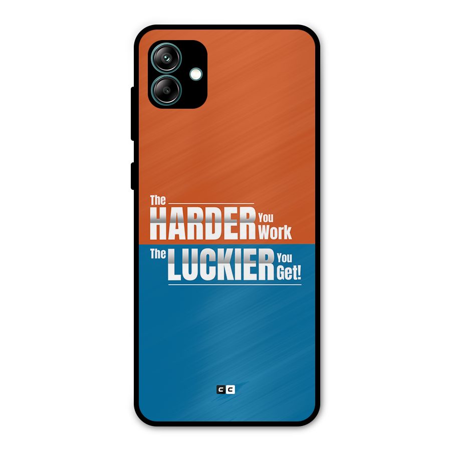 Hard Luck Metal Back Case for Galaxy A04